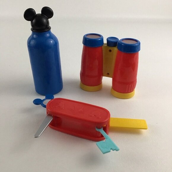 Disney Junior Mickey Mouse Funhouse Adventures Backpack Playset Binoculars Toy - Picture 10 of 10